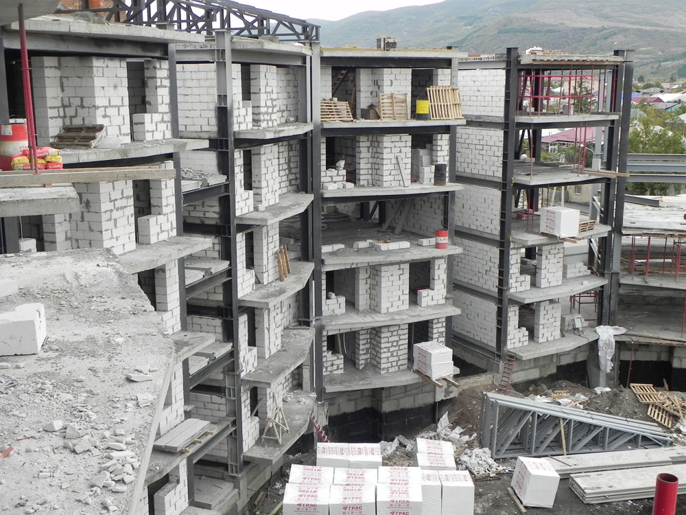 Строительство жилых домов в Республике Южная Осетия